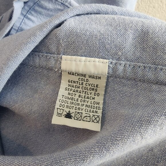 Reyn Spooner Mens Button Down Shirt Tailored Fit Short Sleeve Blue Size 2XL - Picture 8 of 11